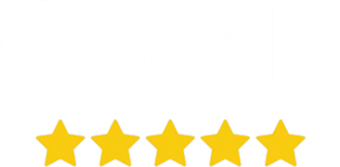 graphic of google in white and five gold stars - Credit score protection through direct property buyers in Louisiana