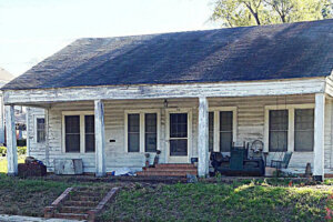 A chart showing the declining real estate market trends