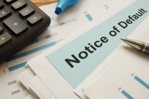 Notice of Default understanding foreclosure process in Louisiana