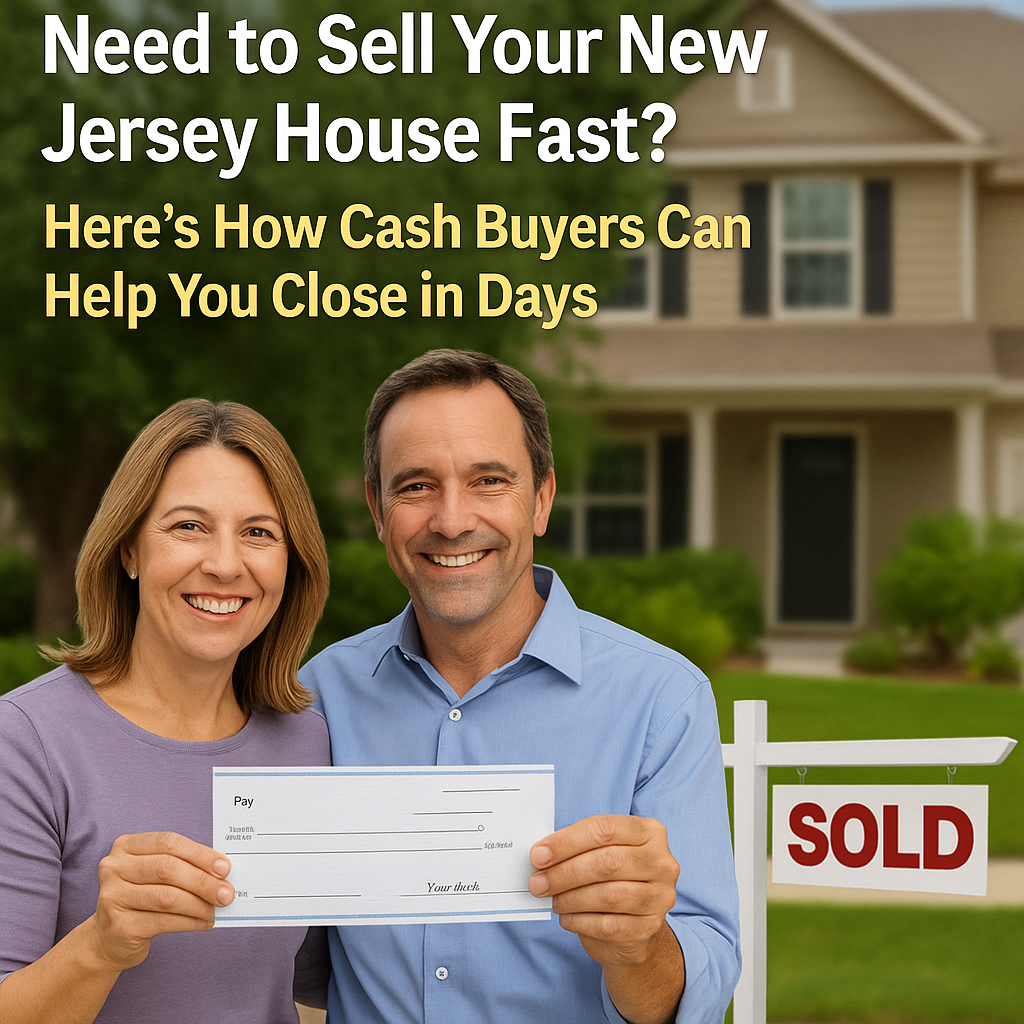 Need to Sell Your New Jersey House Fast? Here’s How Cash Buyers Can Help You Close in Days