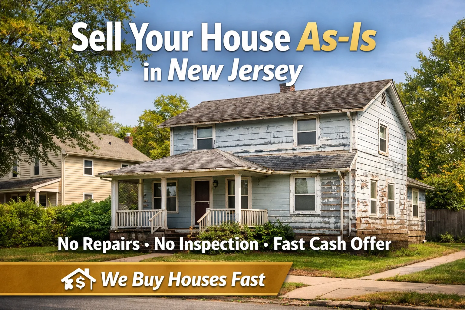 Who Buys House Fast in New Jersey and Can You Sell a House as Is Without Inspection