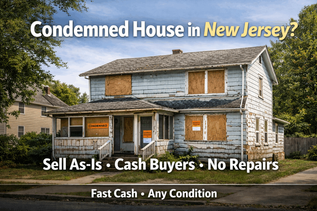 Condemned House in New Jersey