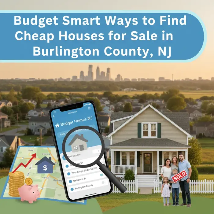 Budget Smart Ways to Find a Cheap houses for Sale in Burlington County, NJ