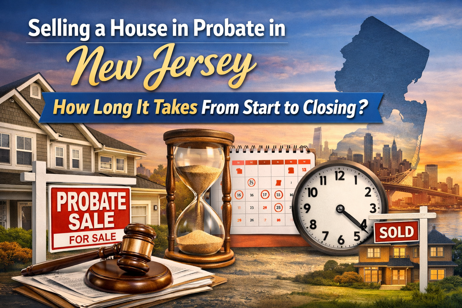 Selling a House in Probate in New Jersey – How Long It Takes From Start to Closing?