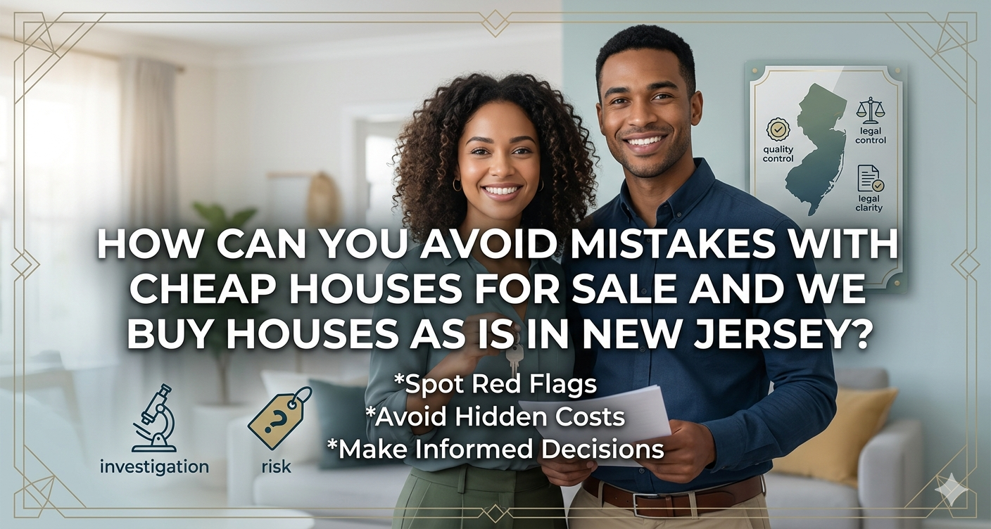 How Can You Avoid Mistakes With Cheap Houses for Sale and We Buy Houses As Is in New Jersey?