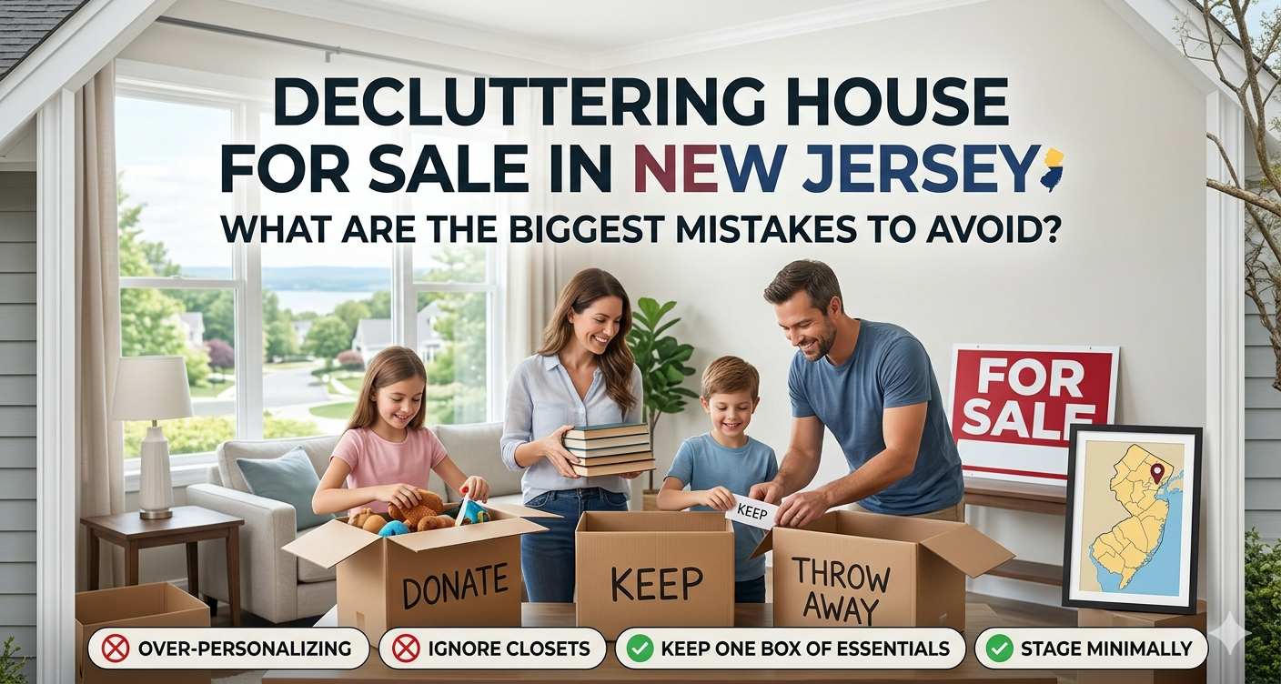 Decluttering House for Sale in New Jersey – What Are the Biggest Mistakes to Avoid?