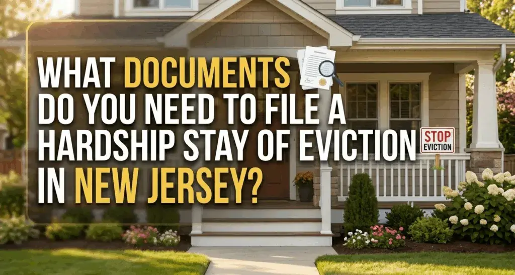What Documents Do You Need to File a Hardship Stay of Eviction in New Jersey?