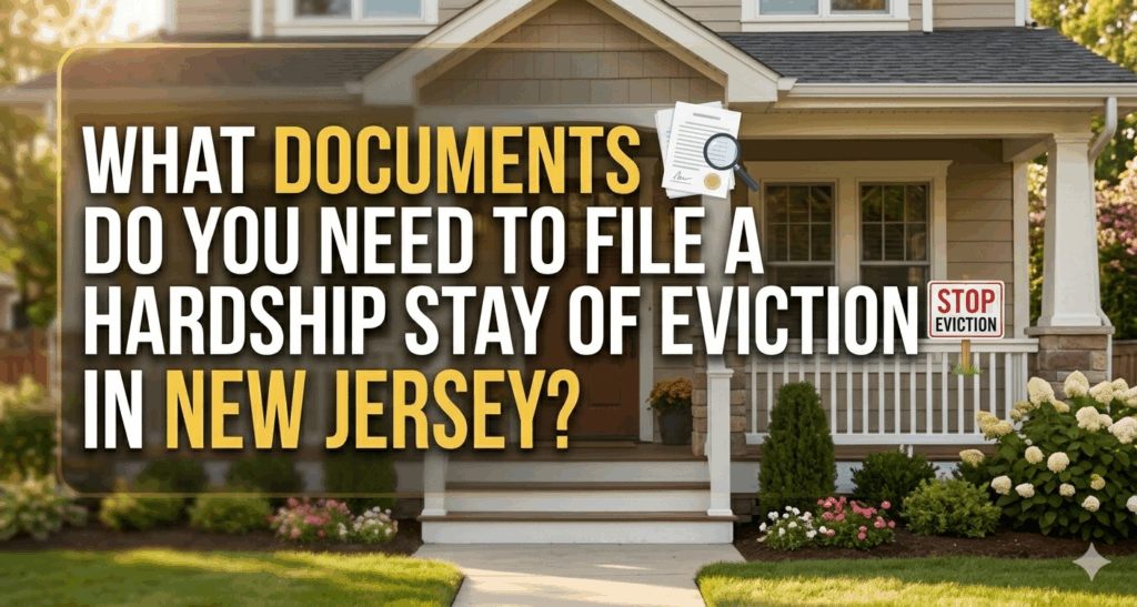 Hardship Stay of Eviction in New Jersey