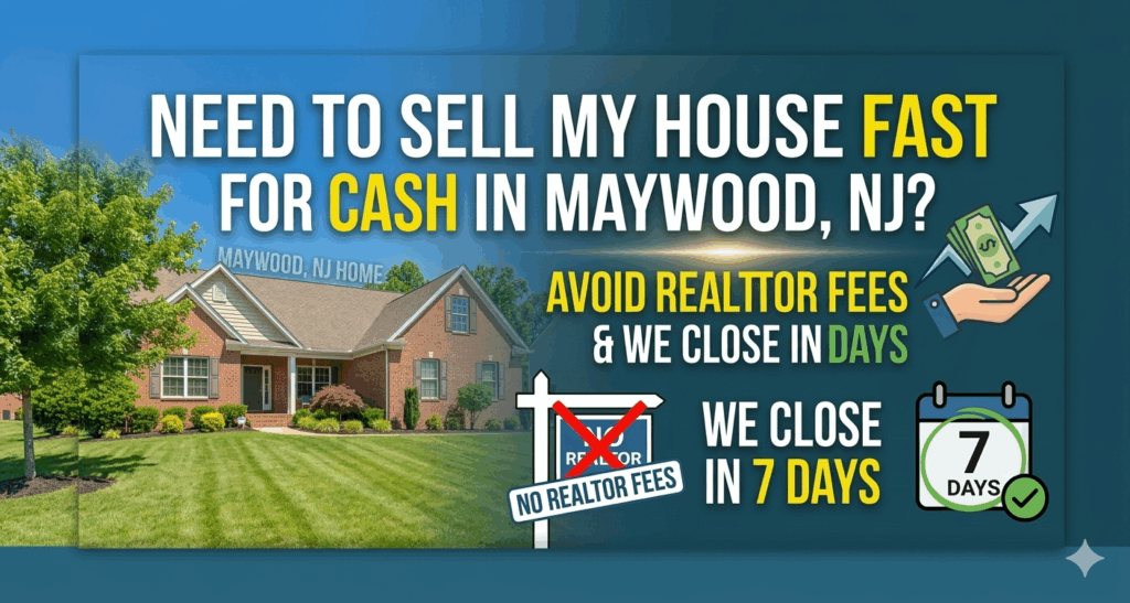 Sell My House Fast For Cash in Maywood, NJ