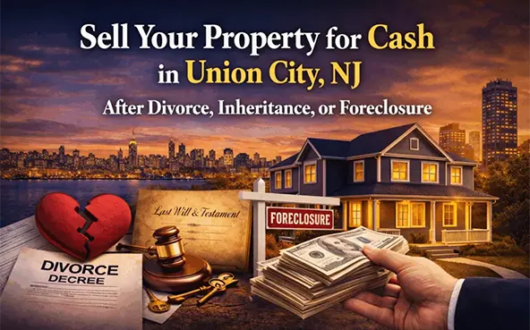 Sell Your Property for Cash in Union City, NJ After Divorce, Inheritance, or Foreclosure