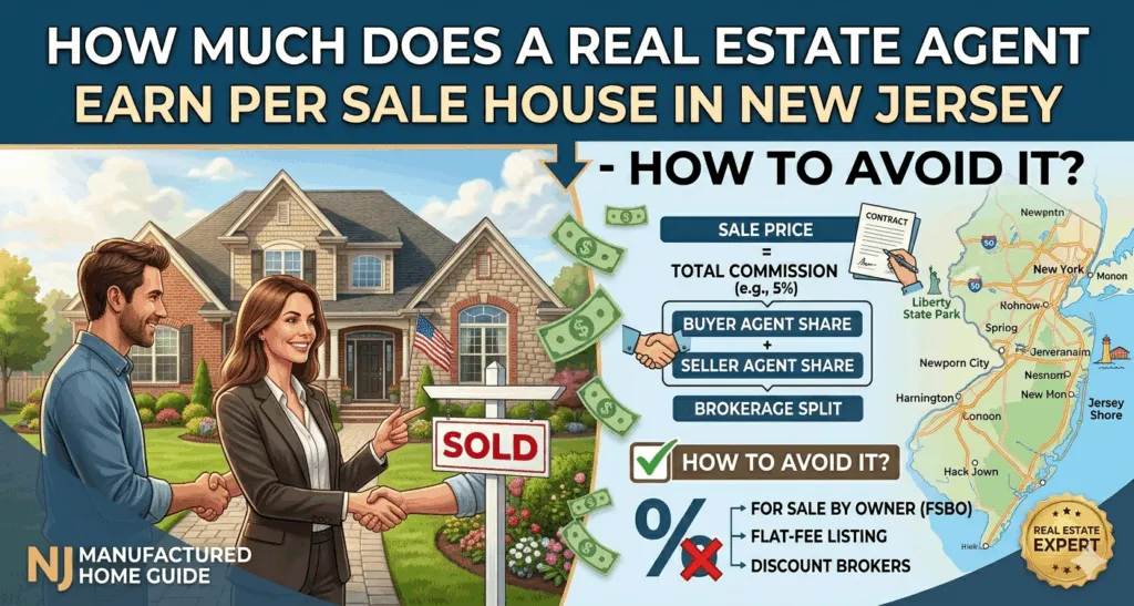 How Much Does A Real Estate Agent Earns Per Sale House In New Jersey – How To Avoid It?