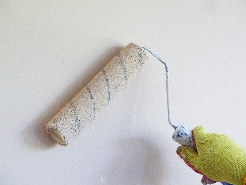Painting a wall after water damage 