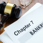 Chapter 7 Bankruptcy documents and gavel