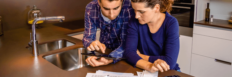 Two homeowners use Zillow to determine the price of their home