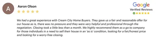 Aaron Olson - Google Review