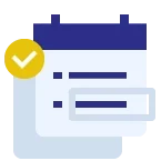 Close on your schedule - icon