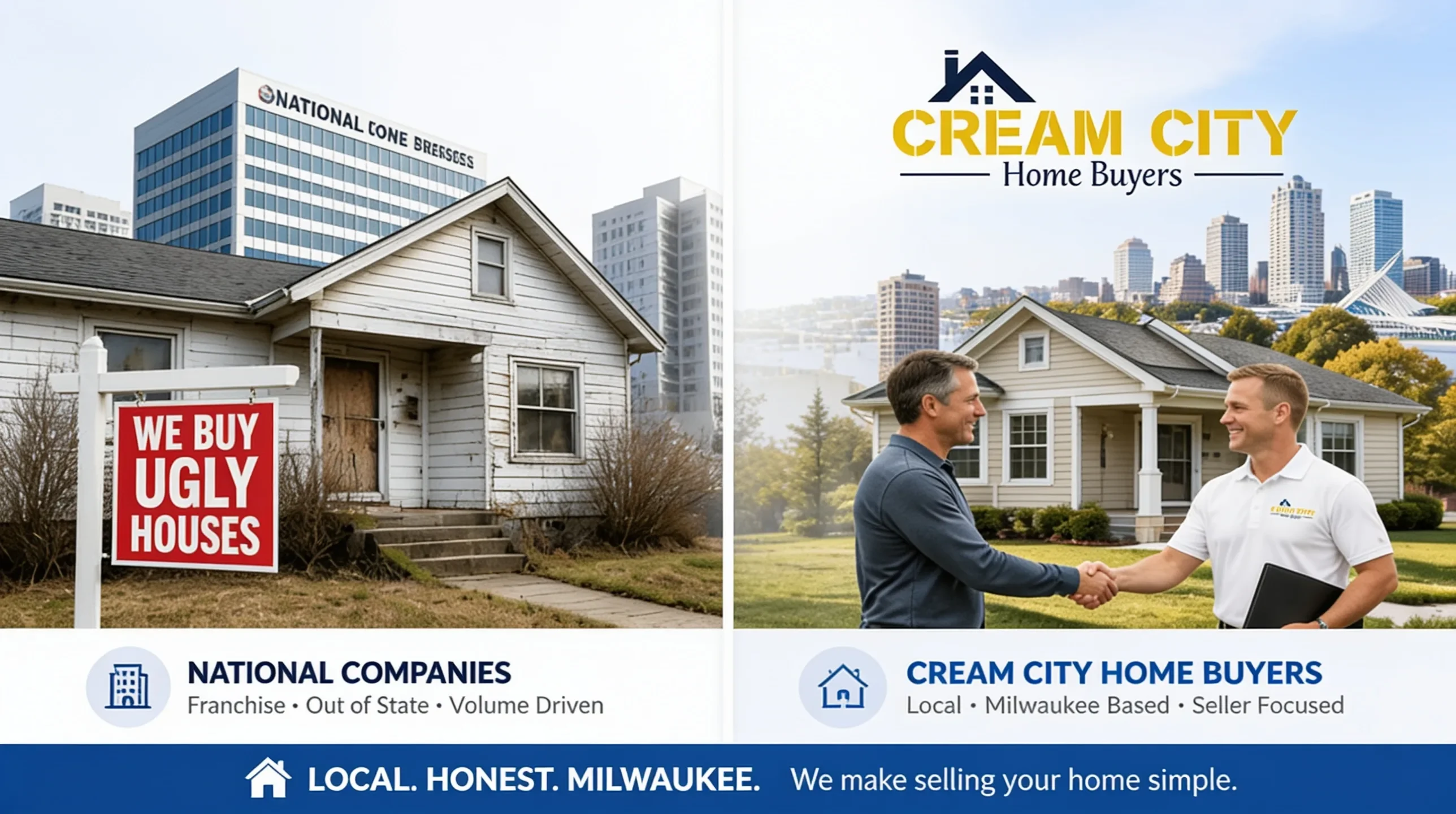 We Buy Ugly Houses vs We Buy Houses in Milwaukee: Feature image