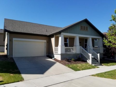 Front of home in South Jordan UT rent to own homes