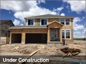 Evergreen floor plan in West Creekside Estates