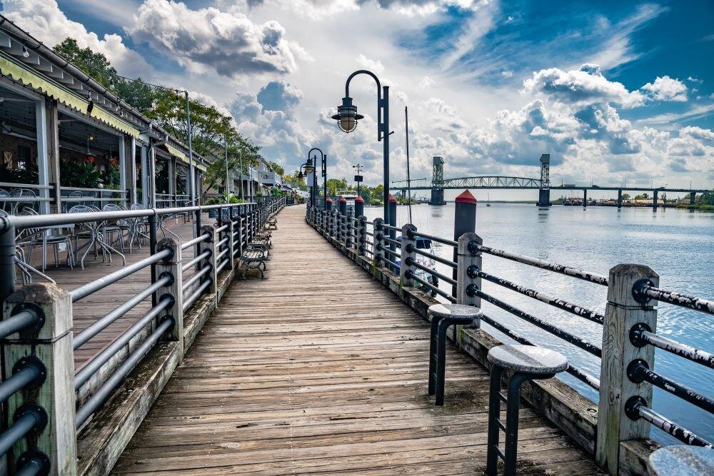 Wilmington Riverwalk near the Homebuyers of NC service area