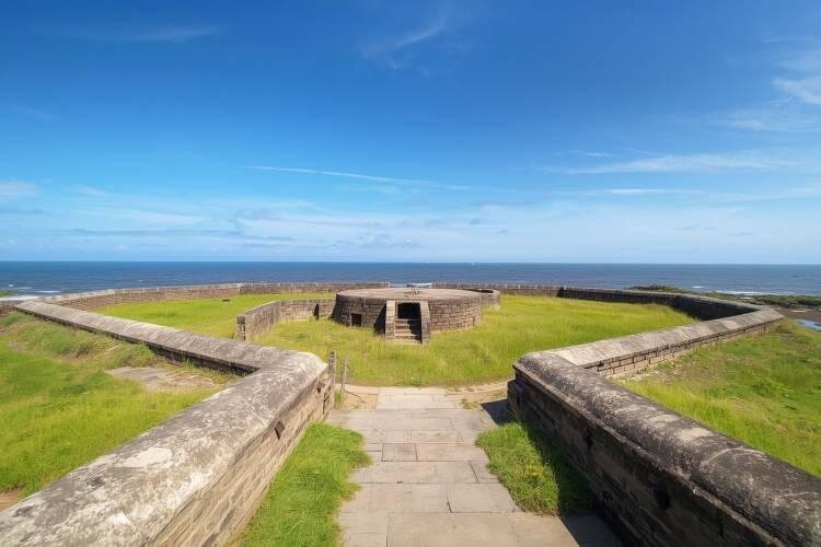 Fort Fisher historic site near Kure Beach North Carolina