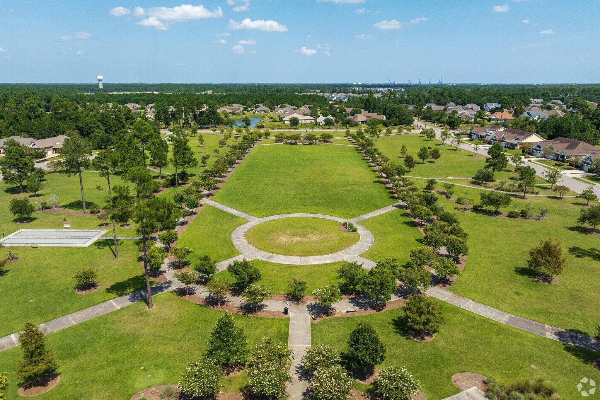 Residential community and neighborhood park in Leland, North Carolina