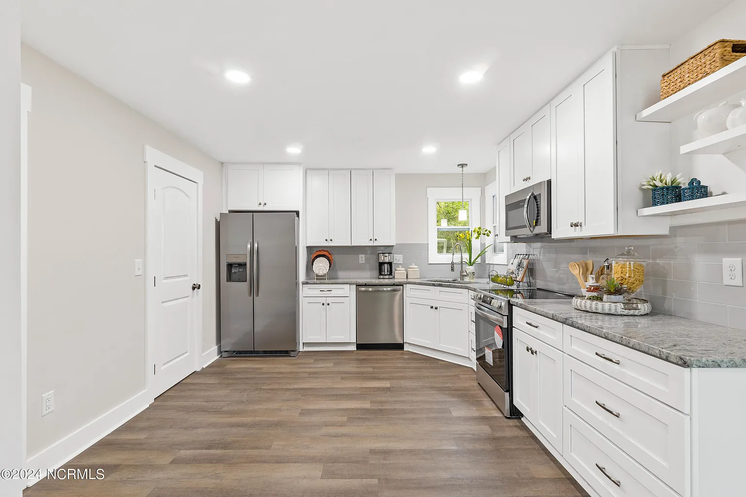 Rebuilt kitchen after licensed renovation in Devon Park Wilmington