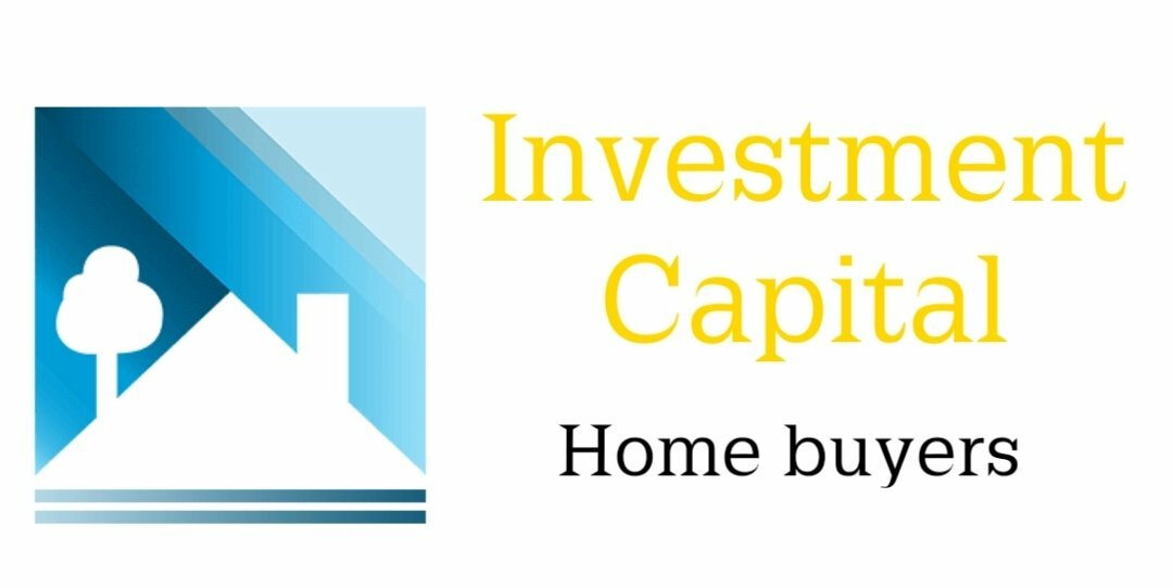 Home buyers. Investment Capital Home Buyers logo featuring a house silhouette and tree, representing real estate solutions in .