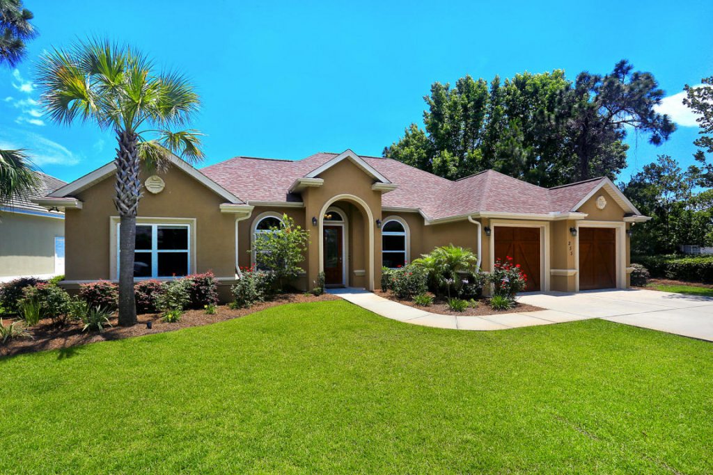 New Suburban House Stucco