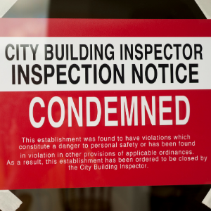Condemned properties Minnesota