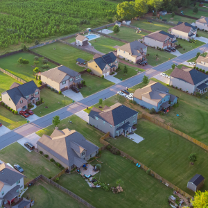 Residential Map in Denton, TX