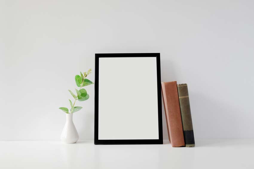 clear out family photos, personal art and get rid of clutter