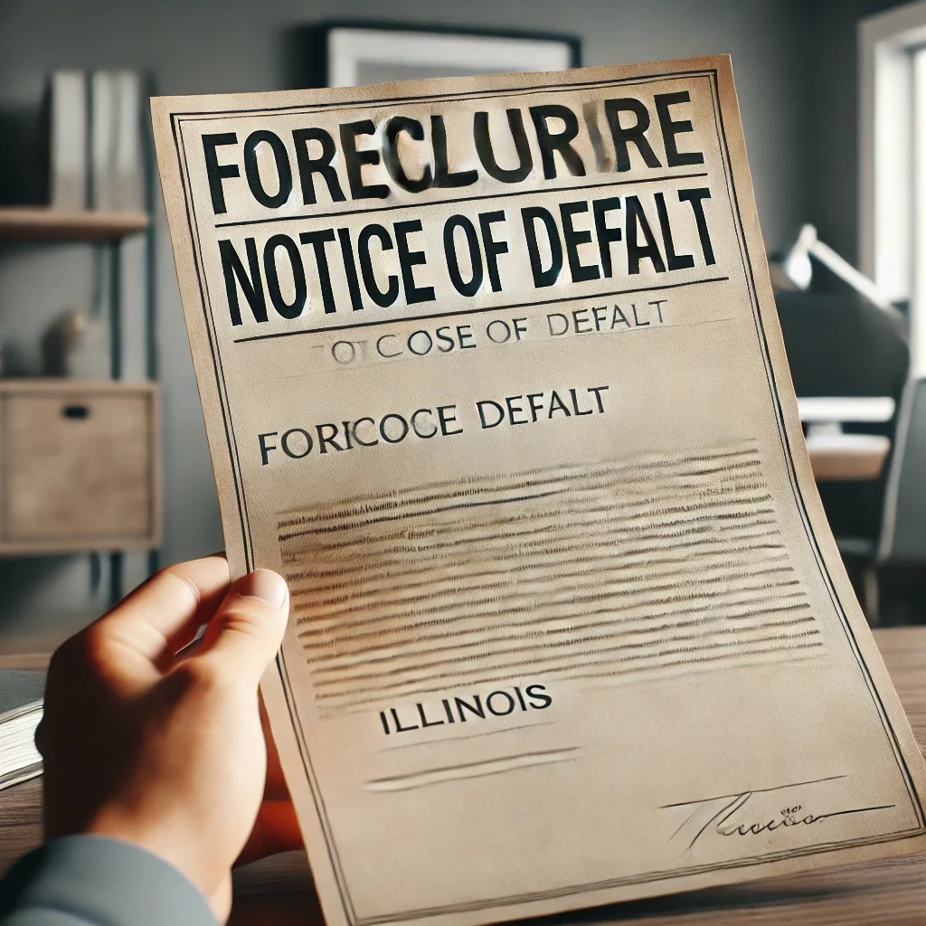 Foreclosure Notice of Default in Illinois