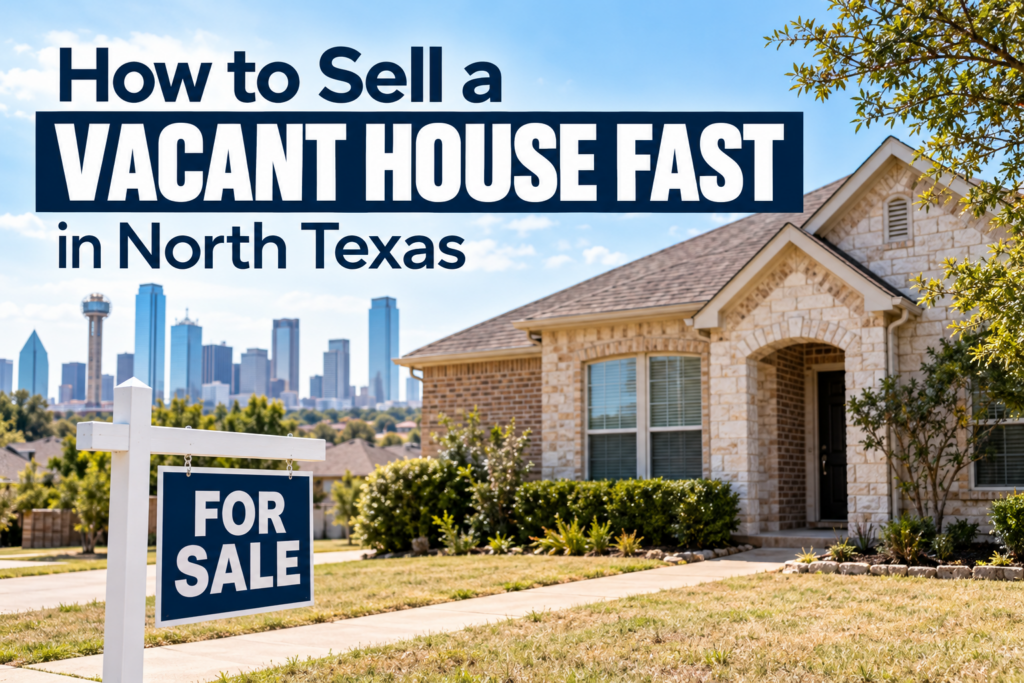 Selling a vacant house fast