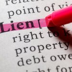Definition for what is a lien highlighted