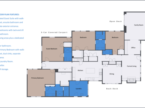 411 S Bowie Dr Floor Plan