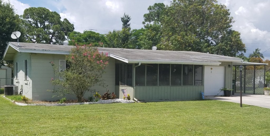 a home we bought in cash in Fort Myers FL