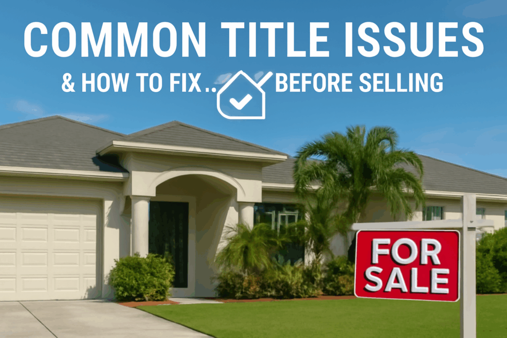 Common Title Issues in Cape Coral