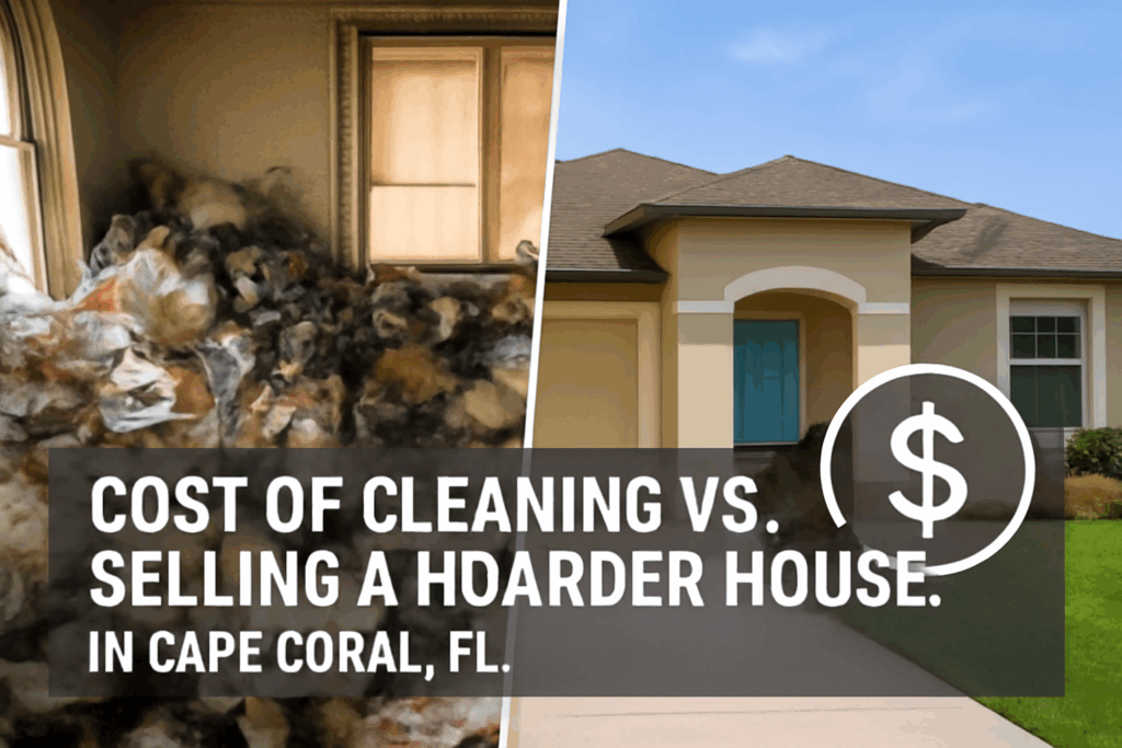Cost of Cleaning vs. Selling a Hoarder House in Cape Coral