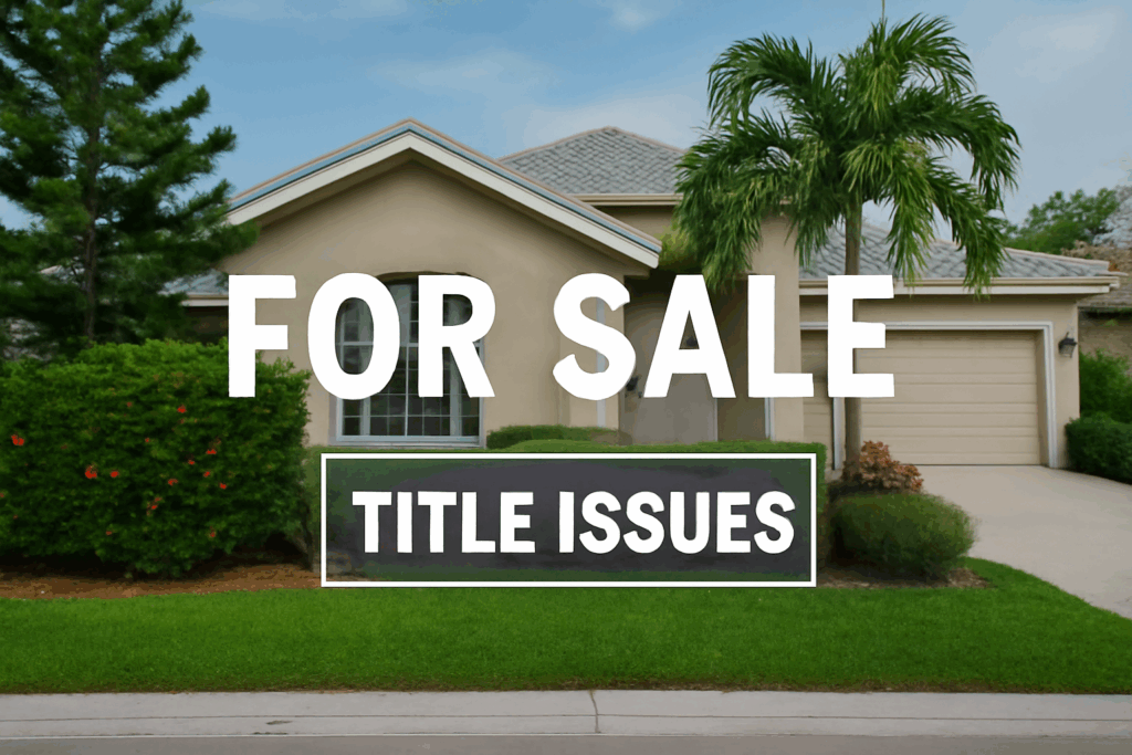 Resolve Title Issues When Selling Your Home in Naples