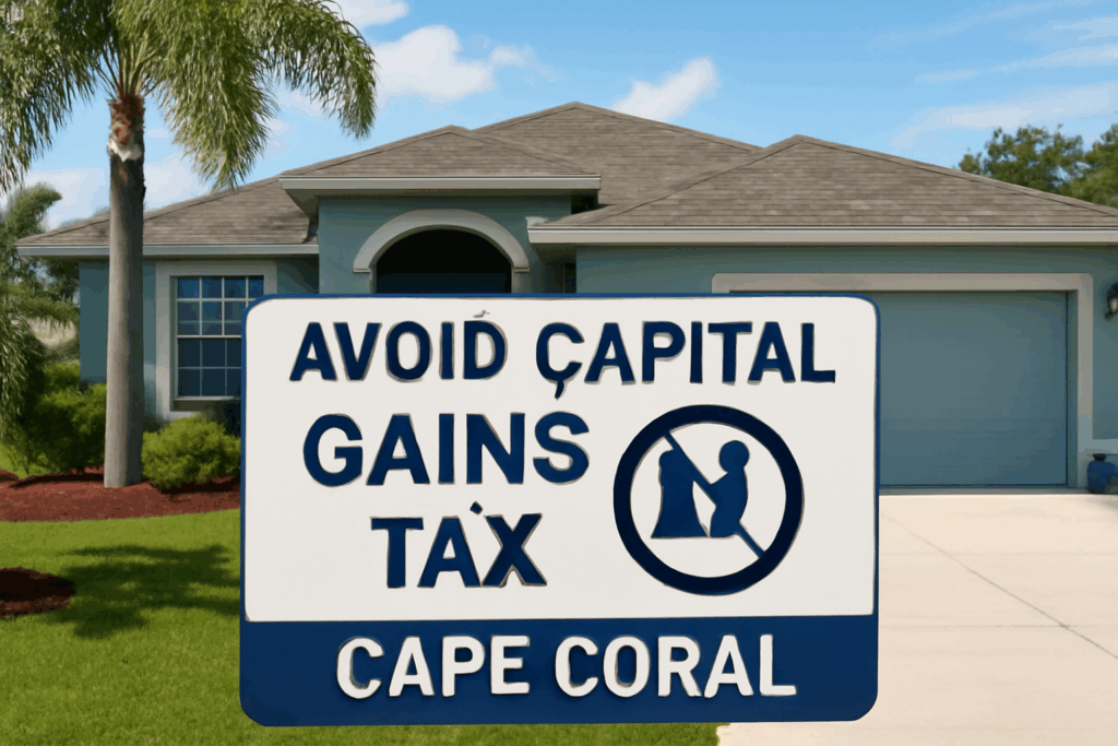 Avoid Capital Gains Tax When Selling Divorced Home in Cape Coral