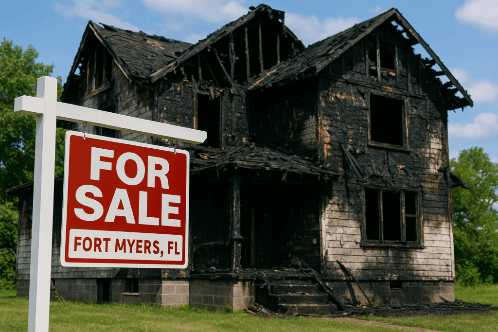 Sell a House with Fire Damage in Fort Myers, FL
