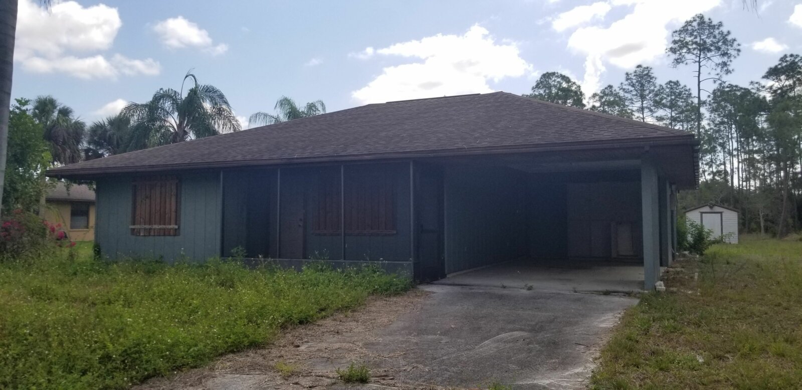 Exterior Photo of new property listing in lehigh acres florida by core real estate solutions