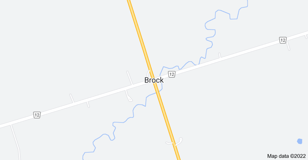 Brock, Ontario map