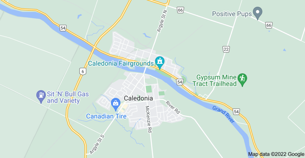 Caledonia, Ontario map