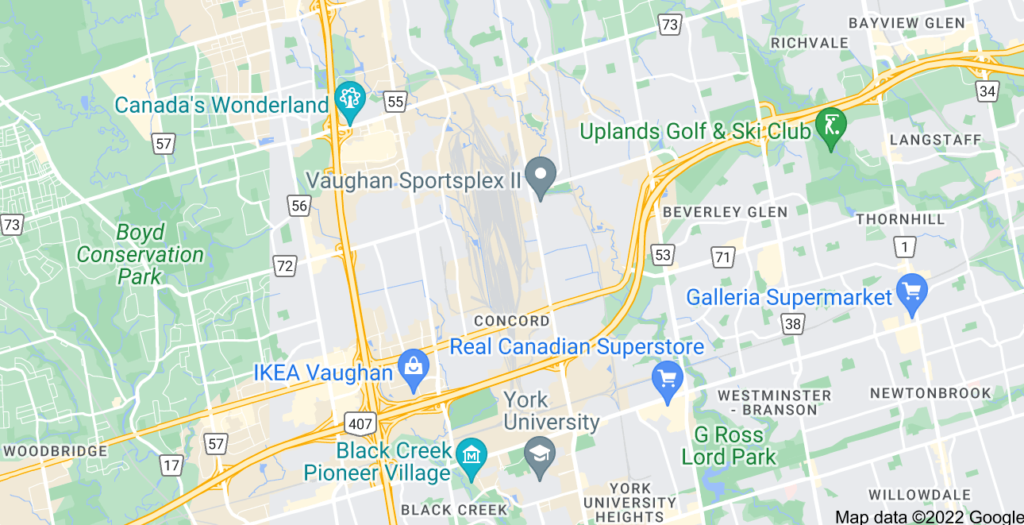 Concord, Ontario map