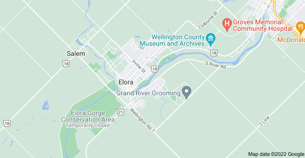Elora, Ontario map