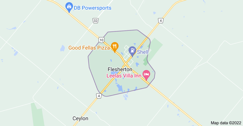 Flesherton, Ontario map