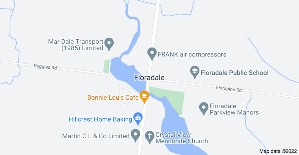 Floradale, Ontario map