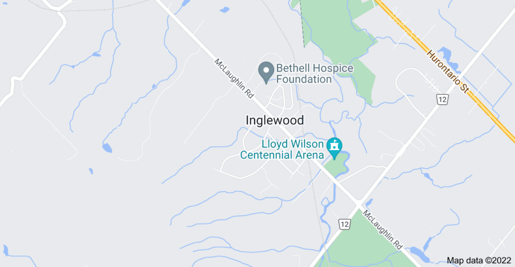 Inglewood, Ontario map